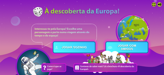 Jogo: À descoberta da Europa.